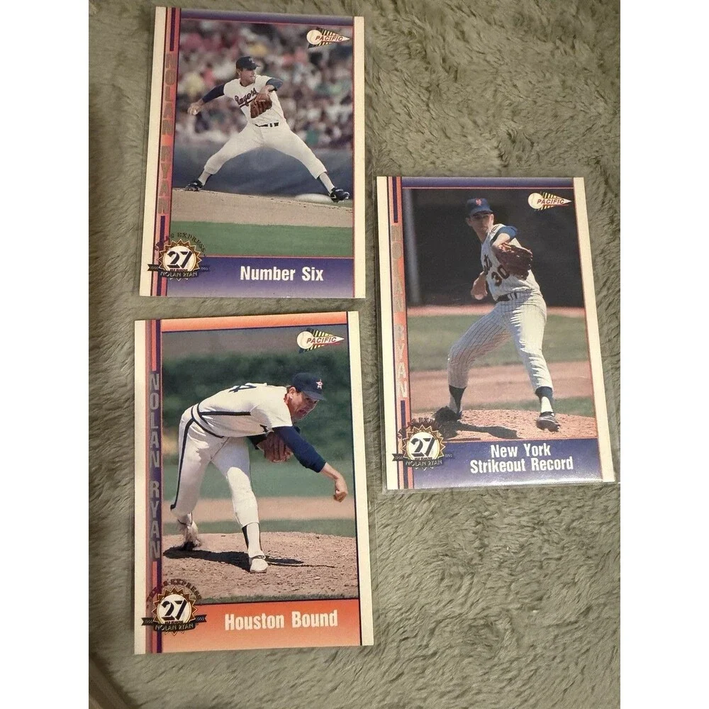 1991 Pacific Nolan Ryan Texas Express - Ryan #27 Collectors Bulk Lot Of (18)